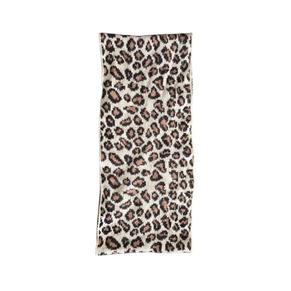 Coach Black and Cream Knit Scarf - Picture 2 of 4